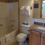 XL Condo A15 - Main Floor Bathroom | Alpenglow Vacation Rentals Ouray