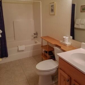 Condo C03 - First Floor Bathroom | Alpenglow Vacation Rentals Ouray