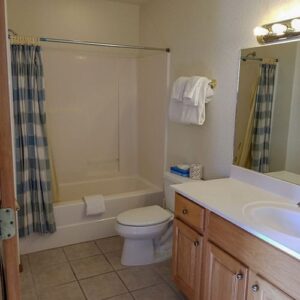Condo C03 - Second Floor Bathroom | Alpenglow Vacation Rentals Ouray
