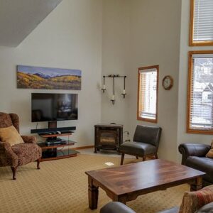 Condo C03 - Second Floor Living Room | Alpenglow Vacation Rentals Ouray