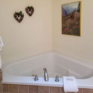 Condo C03 - Third Floor Master Bathroom 2 | Alpenglow Vacation Rentals Ouray