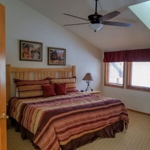 Condo C03 - Third Floor Master Bedroom | Alpenglow Vacation Rentals Ouray