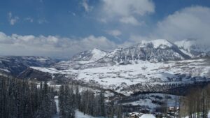Breathtaking View From The Mountain Top During Winter | Alpenglow Vacation Rentals Ouray