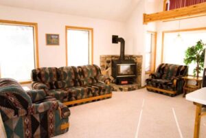 Condo A15 - Living Room | Alpenglow Vacation Rentals Ouray