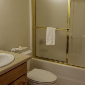 Condo C07 - First Floor Bathroom | Alpenglow Vacation Rentals Ouray