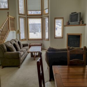 Condo C07 - Second Floor Living Area From Kitchen | Alpenglow Vacation Rentals Ouray