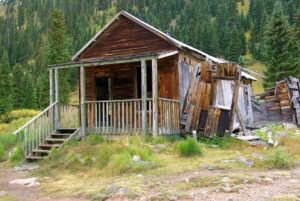 Old house in Animas Forks Ghost Town | Alpenglow Vacation Rentals Ouray